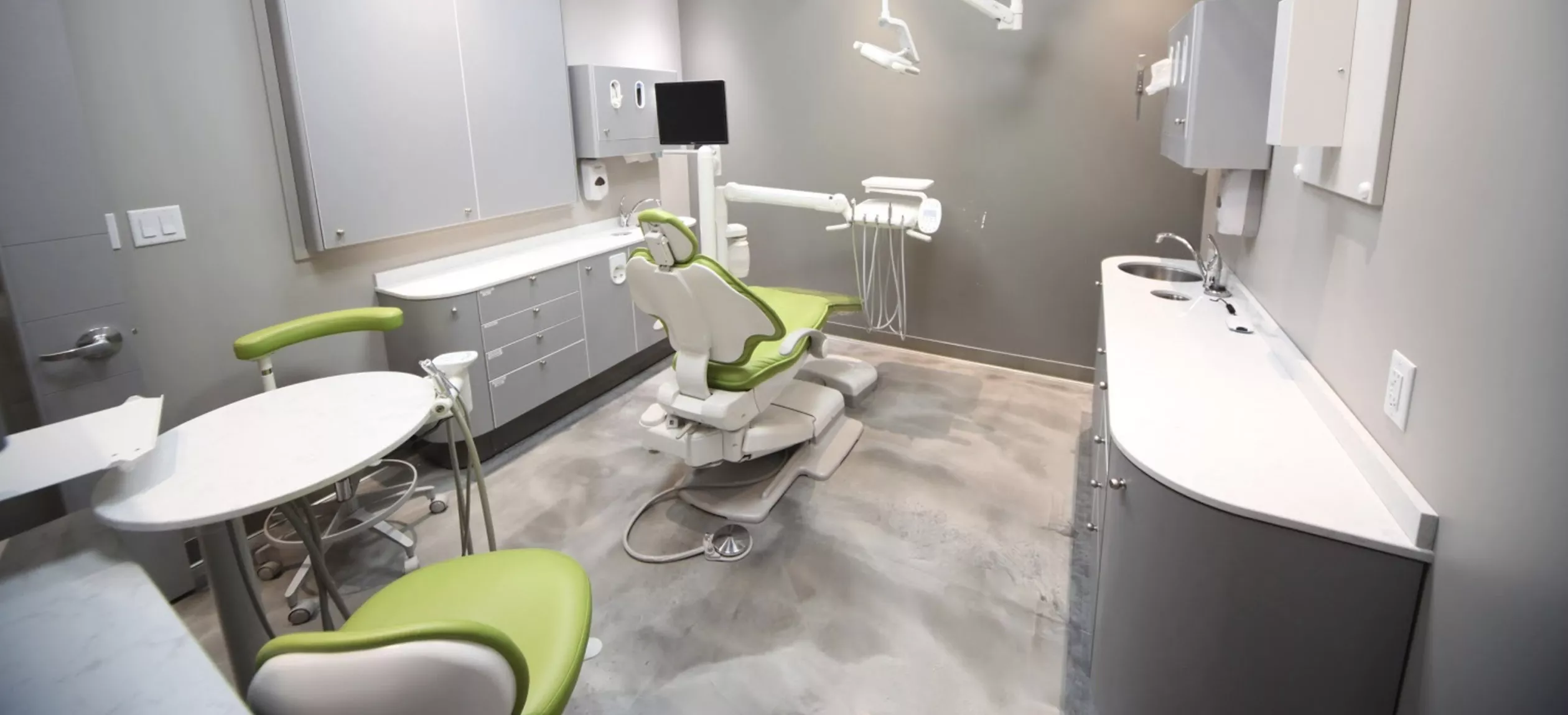 Dental operatory at Spearmint Dental